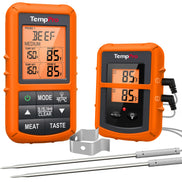 Termómetro de carne inalámbrico TempPro TempSync CORE TP20B — Sonda doble, transmisor y receptor (no requiere aplicación)