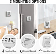 TempPro TempAir PLUS TP200B Wireless Indoor Outdoor Thermometer - Up to 4 Locations, 500ft