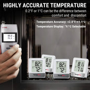 TempPro TempAir PLUS TP200B Wireless Indoor Outdoor Thermometer - Up to 4 Locations, 500ft