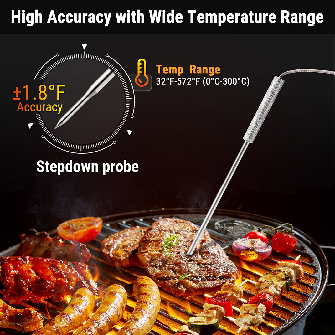 TempPro TP20B Wireless Leave-In Meat Thermometer + TP03H Instant-Read Thermometer — Value Pack
