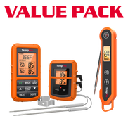 TempPro TP20B Wireless Leave-In Meat Thermometer + TP03H Instant-Read Thermometer — Value Pack