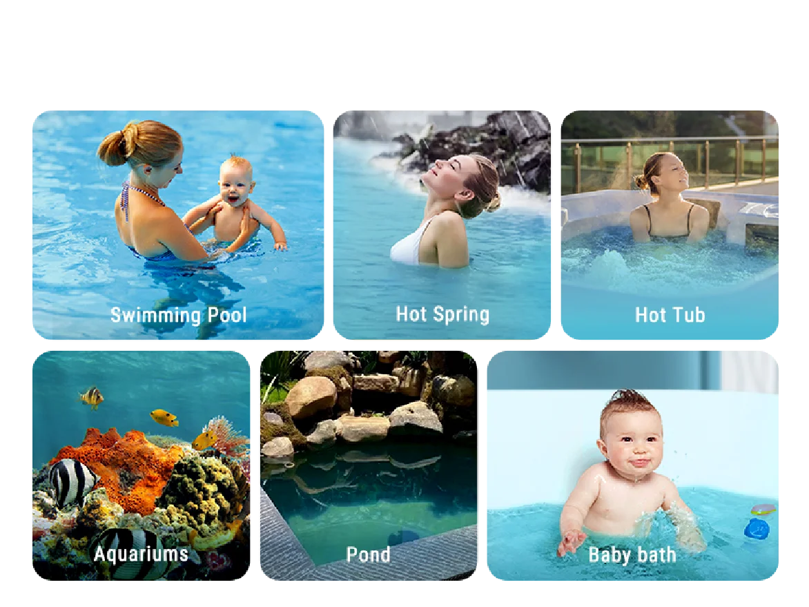 Thermomètre de piscine numérique sans fil ThermoPro TP211B de 152 m