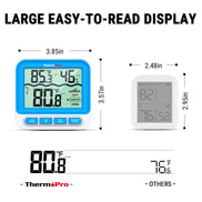Thermomètre de piscine numérique sans fil ThermoPro TP211B de 152 m