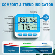 Thermomètre de piscine numérique sans fil ThermoPro TP211B de 152 m