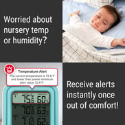 TempPro TempAir PLUS TP220B Wireless Indoor Outdoor Thermometer & Hygrometer — 3 Remote Sensors, 500ft