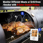 Thermomètre à viande sans fil TempPro TempSync PRO TP25 — 4 sondes, Bluetooth intelligent