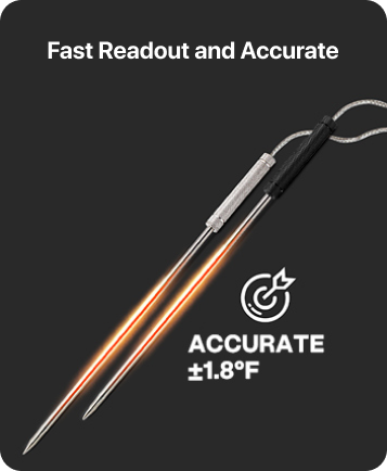 TempPro TP827B Wireless Meat Thermometer — Bluetooth, App Alerts
