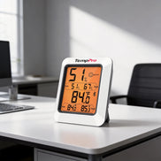 TempPro TempAir ELITE TP350 Bluetooth Hygrometer & Thermometer — 260ft Range, 2-Year Data Storage