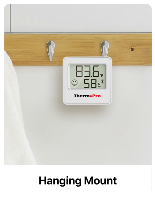 Termómetro higrómetro Bluetooth para interiores ThermoPro TP357 (paquete de 2)