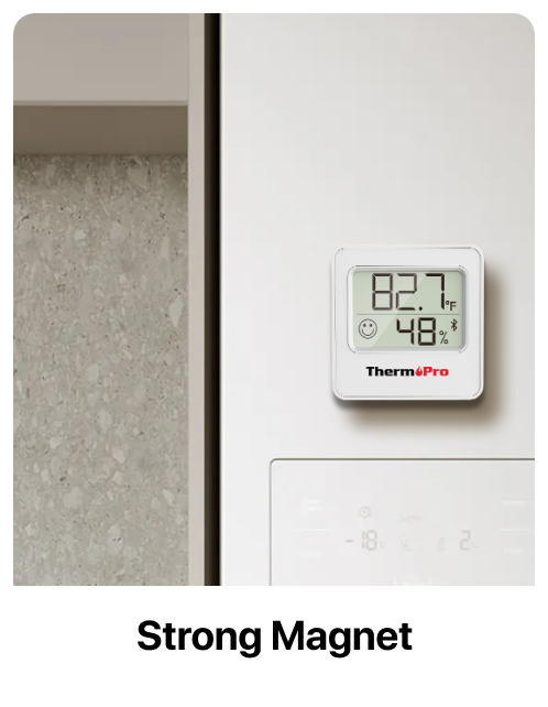 Termómetro higrómetro Bluetooth para interiores ThermoPro TP357 (paquete de 2)