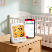 Termohigrómetro y termómetro Bluetooth para interiores TempPro TempAir ELITE TP359 — Alcance de 80 m, aplicación inteligente