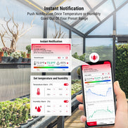 Termohigrómetro y termómetro Bluetooth para interiores TempPro TempAir ELITE TP359 — Alcance de 80 m, aplicación inteligente