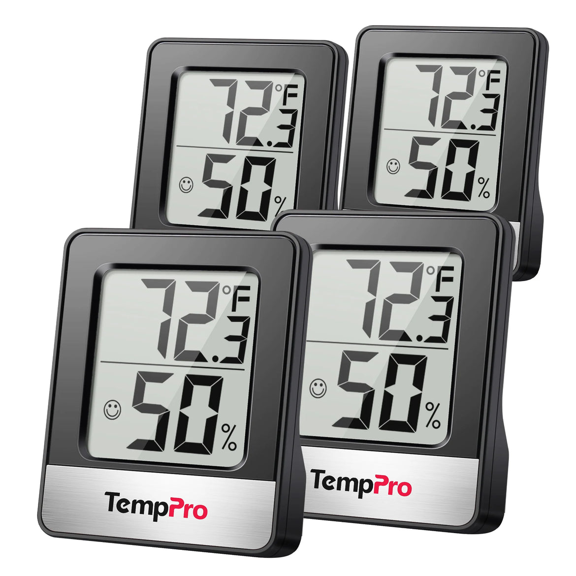 TempPro TempAir CORE TP49 Indoor Thermometer & Hygrometer — ±1°F/±2% RH, Comfort Indicator