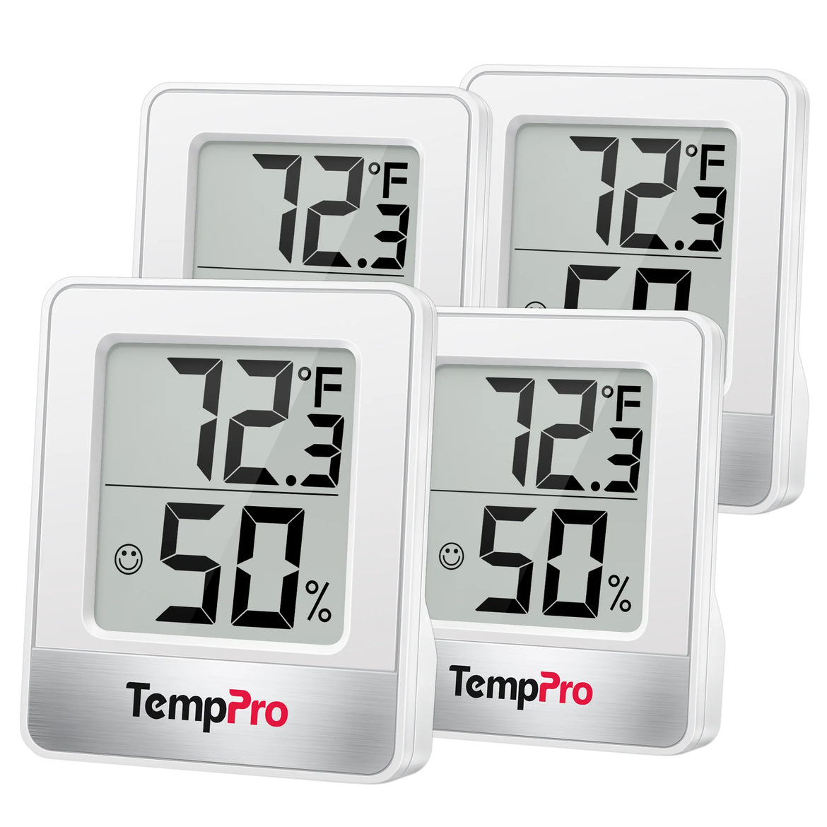 TempPro TempAir CORE TP49 Indoor Thermometer & Hygrometer — ±1°F/±2% RH, Comfort Indicator