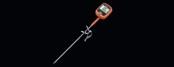 Thermomètre à bonbons numérique TempPro TempDip PLUS TP509 — Sonde de 20 cm avec clip de fixation pour casserole