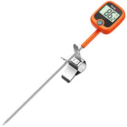 Thermomètre à bonbons numérique TempPro TempDip PLUS TP509 — Sonde de 20 cm avec clip de fixation pour casserole