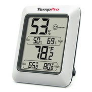 TempPro TempAir CORE TP50 Digital Indoor Thermometer & Hygrometer — Calibratable, Large Backlit