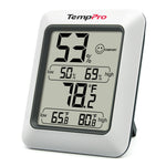 TempPro TP50 Digital Indoor Thermometer & Hygrometer — Calibratable, Large Backlit