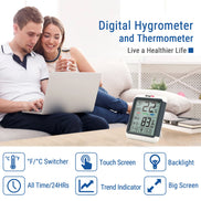 Termómetro e higrómetro digital de interior TempPro TempAir CORE TP55 — ±1°F/±2% HR, registros de máximos/mínimos