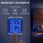 Termómetro e higrómetro digital de interior TempPro TempAir CORE TP55 — ±1°F/±2% HR, registros de máximos/mínimos