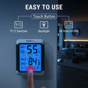 Termómetro e higrómetro digital de interior TempPro TempAir CORE TP55 — ±1°F/±2% HR, registros de máximos/mínimos