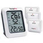 Thermomètre et hygromètre sans fil TP60B avec 3 capteurs