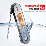 TempPro TempSwift PLUS TP610 Leave-In Meat Thermometer — Oven-Safe Probe, Instant Alarm