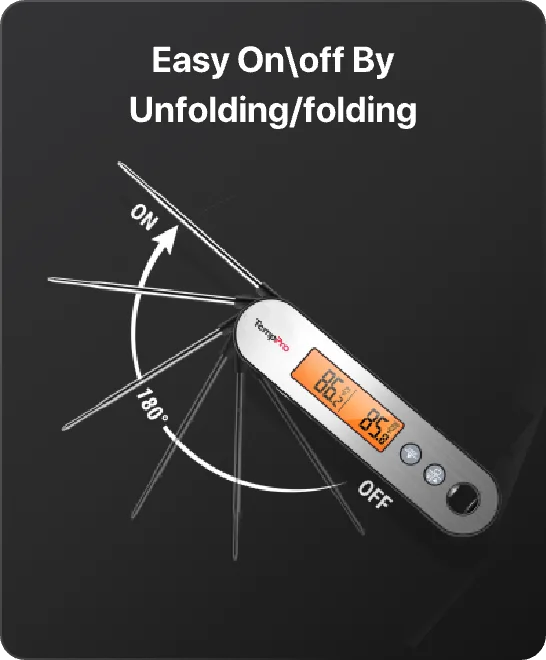 TempPro TP610 Leave-In Meat Thermometer — Oven-Safe Probe, Instant Alarm
