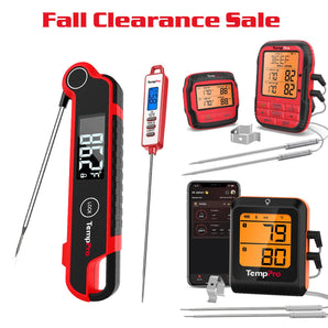 Backyard BBQ Kit: 500' Wireless, Bluetooth & 2 Instant-Reads