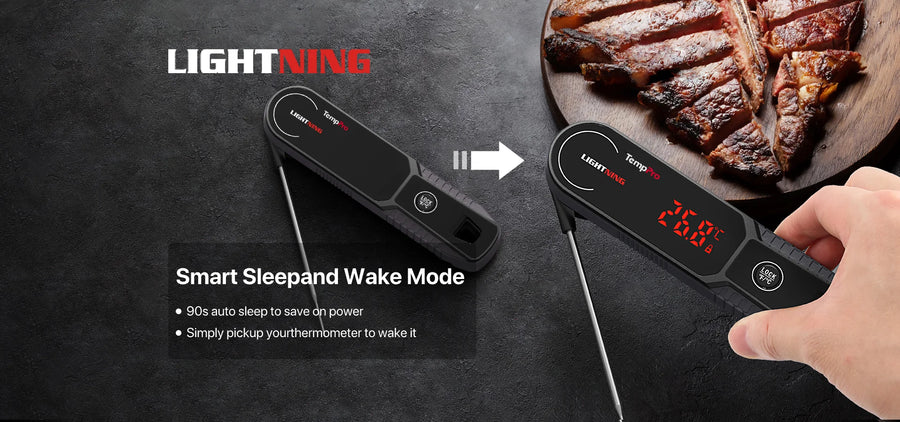 TempPro TP622 Lightning Instant-Read Meat Thermometer — Ultra-Fast, Waterproof