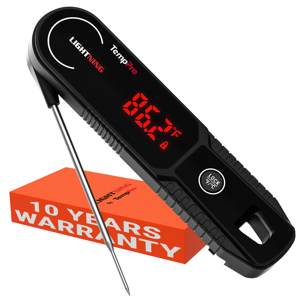 TempPro TP622 Lightning Instant-Read Meat Thermometer — Ultra-Fast, Waterproof