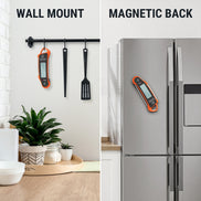 Termómetro de carne TempPro TempSwift PLUS TP710 para dejar puesto — Seguro para horno y parrilla con temporizador