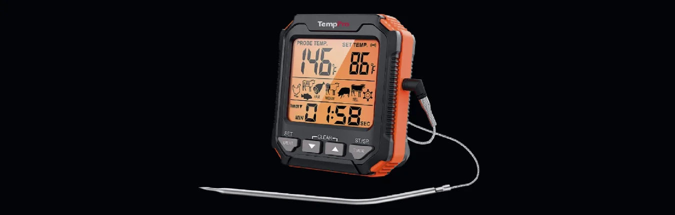 Thermomètre à viande à 1 sonde sans rinçage TP716
