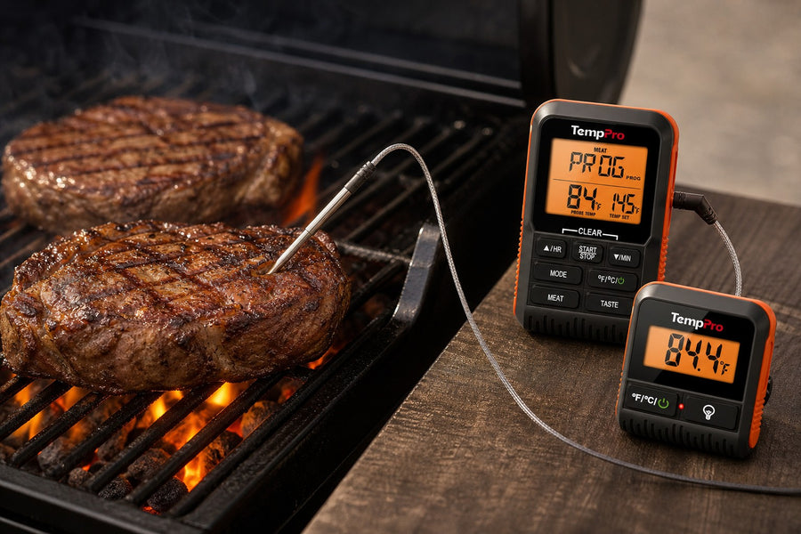 Starter Kit (2nd Batch): Bluetooth, App-Free 300' Wireless, Instant-Read & Timer