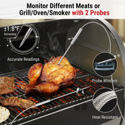 TempPro TempSync ELITE TP910 Wireless Meat Thermometer — Smart Bluetooth, App Alerts