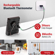 TempPro TempSync ELITE TP910 Wireless Meat Thermometer — Smart Bluetooth, App Alerts