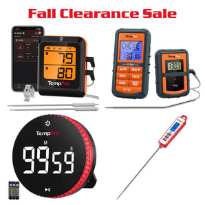 Starter Kit: Bluetooth, App-Free 300' Wireless, Instant-Read & Timer