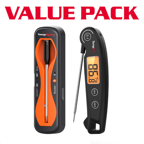 TempPro TempSpike TP960 Wireless Meat Thermometer + TP605 Instant-Read Thermometer — Value Pack