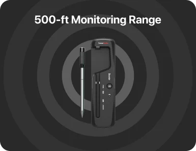 Thermomètre à viande sans fil Bluetooth TempSpike TP961 – Noir, portée de 150 m