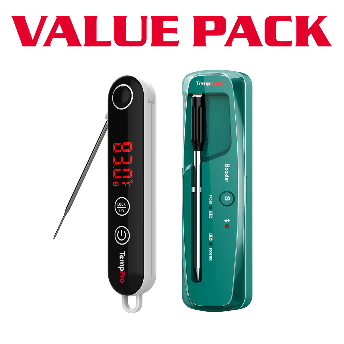 TempPro TempSpike TP961 Wireless Meat Thermometer + TP18S Instant-Read Thermometer — Value Pack
