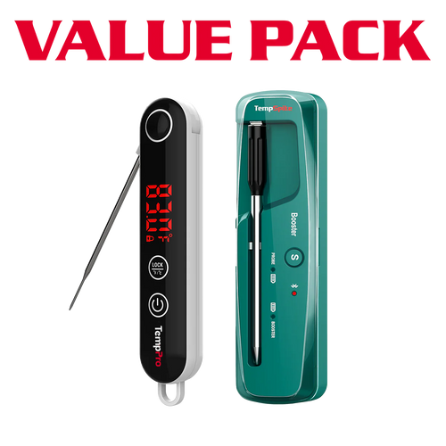 TempPro TempSpike TP961 Wireless Meat Thermometer + TP18S Instant-Read Thermometer — Value Pack