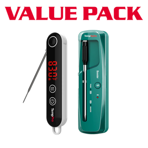 TempPro TempSpike TP961 Wireless Meat Thermometer + TP18S Instant-Read Thermometer — Value Pack