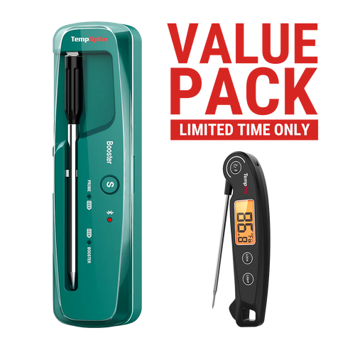 TempPro TempSpike TP961 Wireless Meat Thermometer + TP605 Instant-Read Thermometer — Value Pack