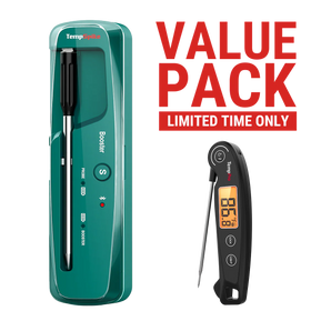 TempPro TempSpike TP961 Wireless Meat Thermometer + TP605 Instant-Read Thermometer — Value Pack