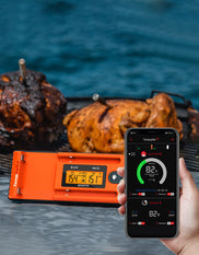Termómetro inalámbrico para carne TP962 Twin TempSpike con Bluetooth (alcance de 152 m)