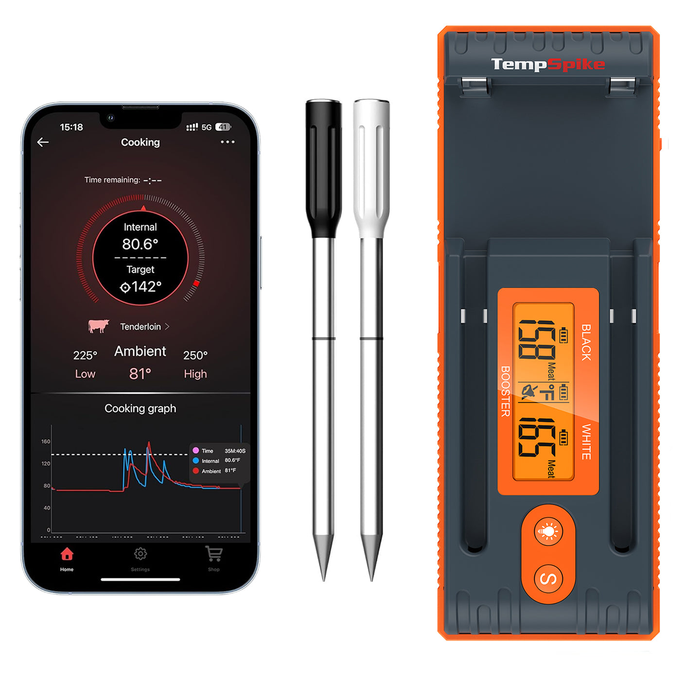 TP962W Twin TempSpike Truly Wireless Meat Thermometer-Marketing