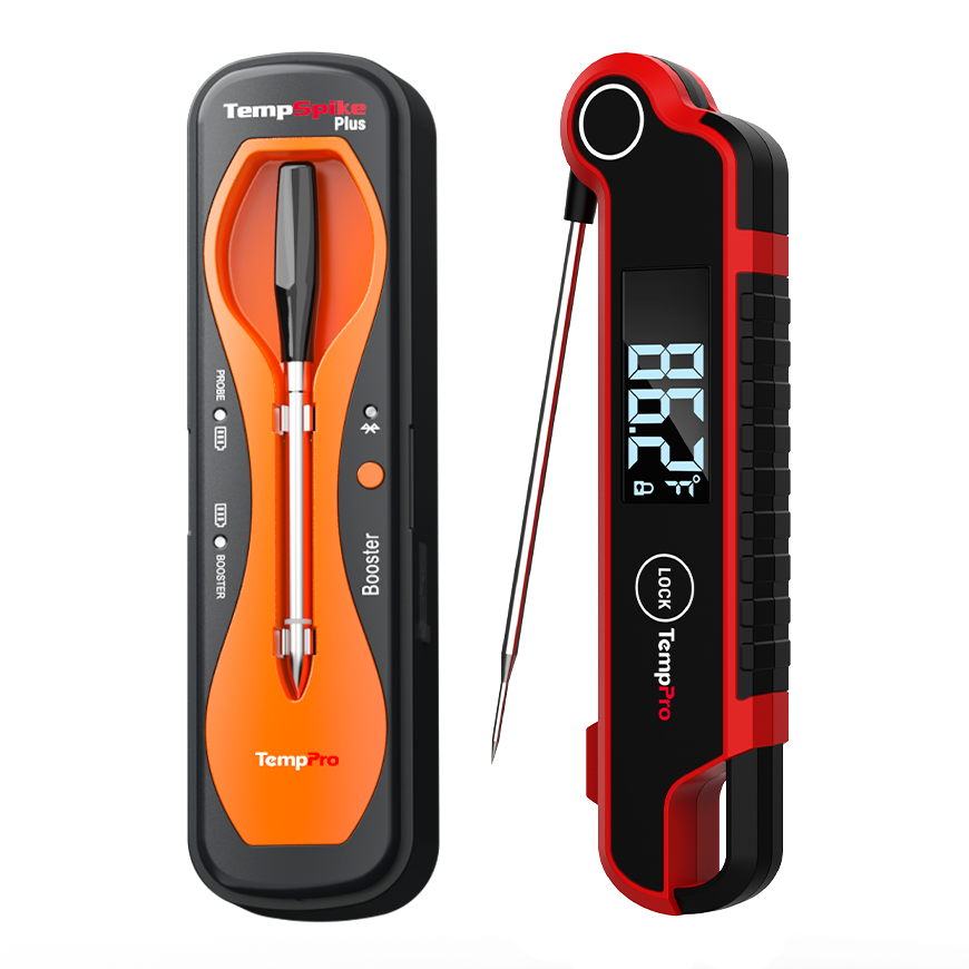 TempPro TempSpike Plus TP970 Wireless Meat Thermometer + TP620 Instant-Read Thermometer — Value Pack