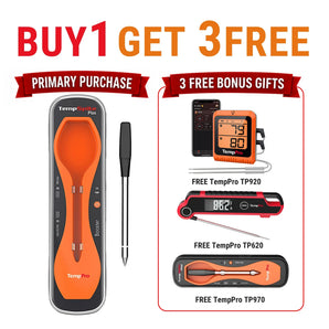 TempPro TempSpike Plus TP970 Bundle — 3 Free Gifts