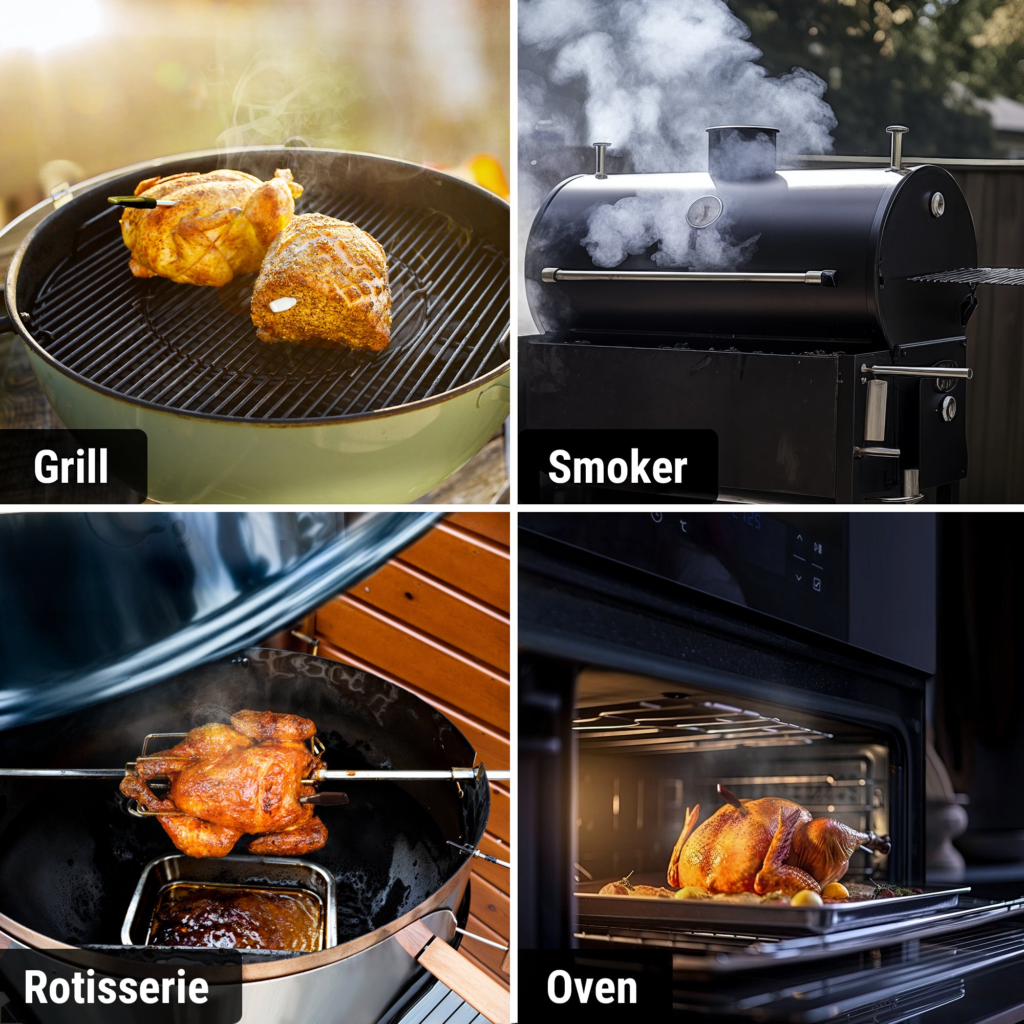 Termómetro inalámbrico para carne TP972W Twin TempSpike Plus de 600 pies