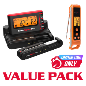 TempPro TempSpike Pro TP980 WiFi Meat Thermometer (2 Probes) + TP420 2-in-1 Infrared & Instant-Read Thermometer